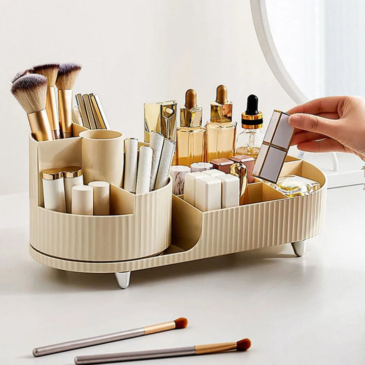 Lisslune | Eleganza – Luxury Beauty Organizer with Slim Rotating Design