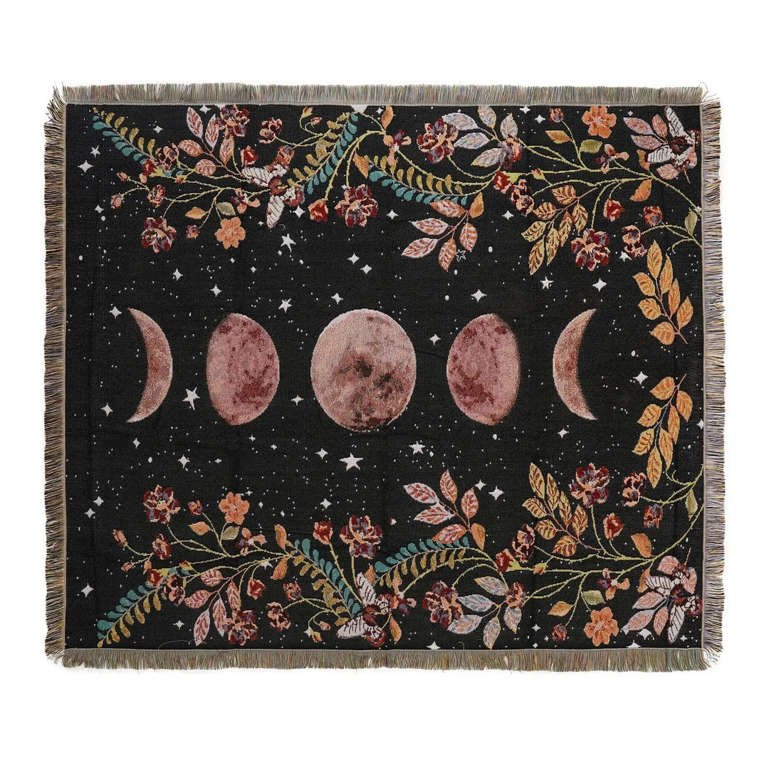 Lisslune | Sun & Flowers Wall Tapestry Blanket