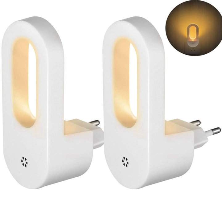 Lisslune | Twilight Sensor Energy Saving Socket Wall Night Light