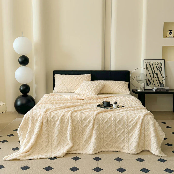 Lisslune | Diamond plush blanket