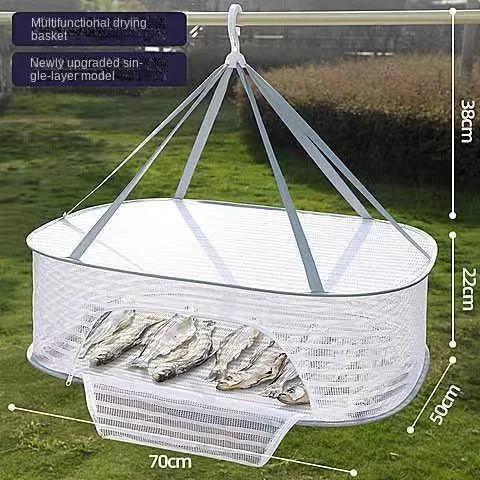Lisslune | Foldable Mesh Drying Rack for Clothing, Food and More