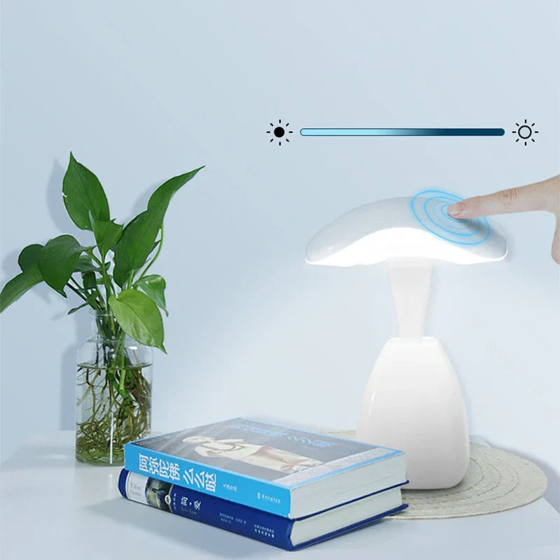 Lisslune | MushAura LED Touch Lamp – Gently glowing sponge light