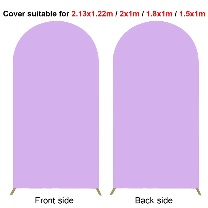 Rynx | 2M Metal balloon arch background stand birthday balloons party backdrop covers photo shoot double-sided elastic fabric background