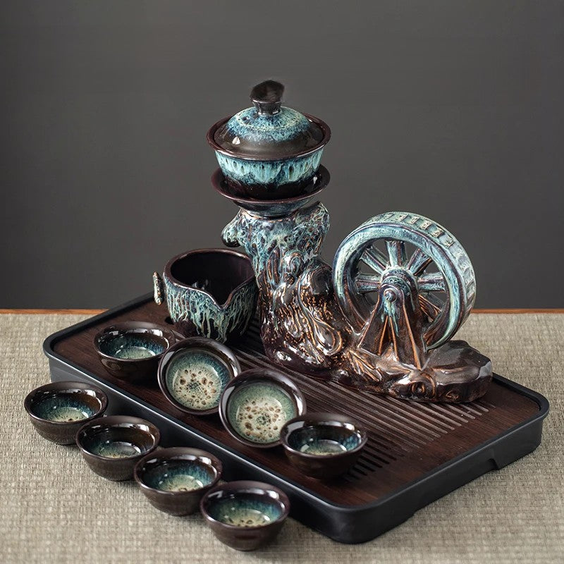 Lisslune | Rotating Handcrafted Tea Ceremony Set