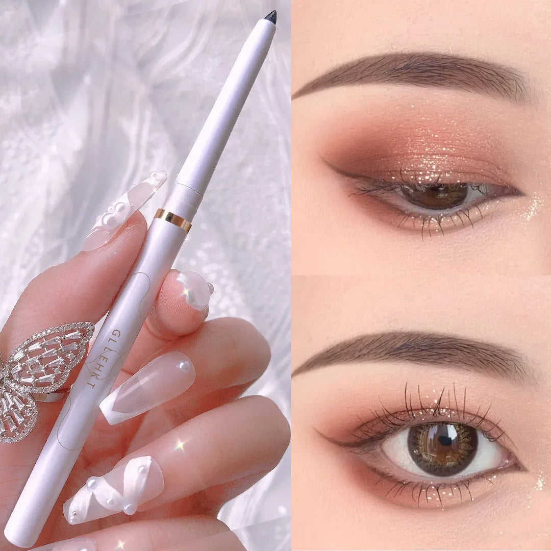 Rynx | Waterproof brown ultra-thin eyeliner gel pencil quick-drying smooth eyeliner long-lasting lower eyelid makeup pencil Korean makeup cosmetics