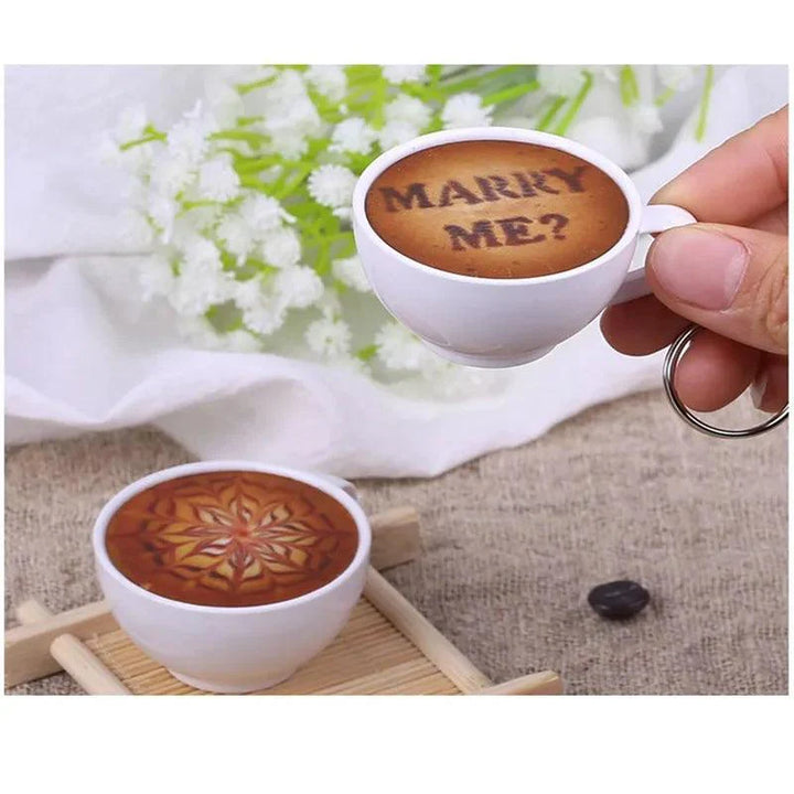 Lisslune | Charming miniature resin coffee and tea cup display model for playful decoration