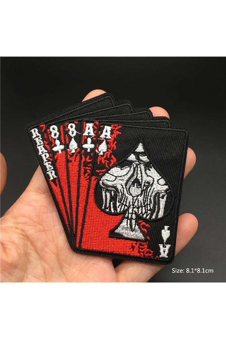 Lisslune | Punk embroidered patch set