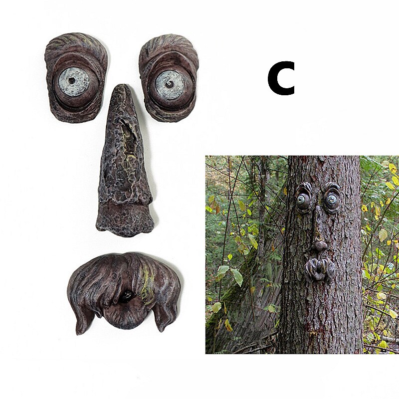 Lisslune | Eyes of Nature: Tree Face Bird Feeder Station
