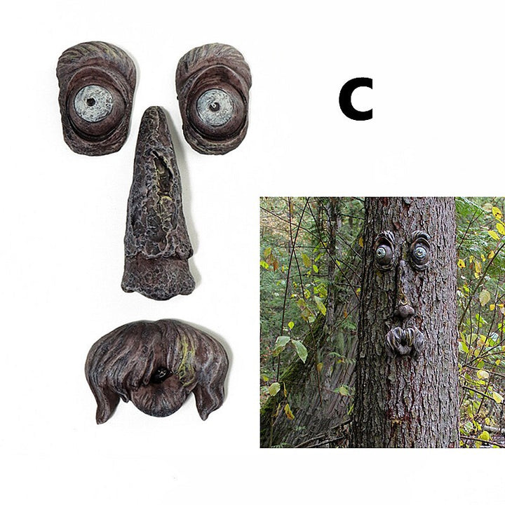 Lisslune | Eyes of Nature: Tree Face Bird Feeder Station