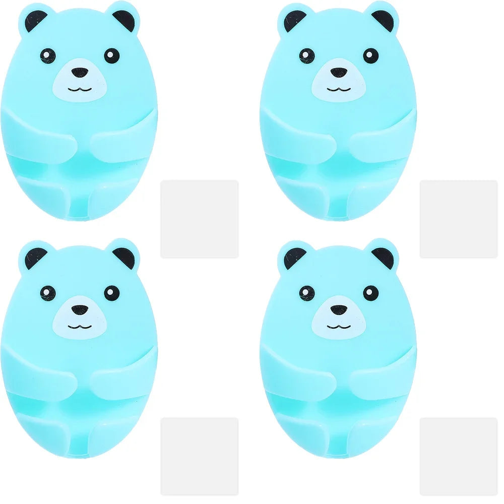 Lisslune | Bear Hug Self-Adhesive Wall Plug Holder