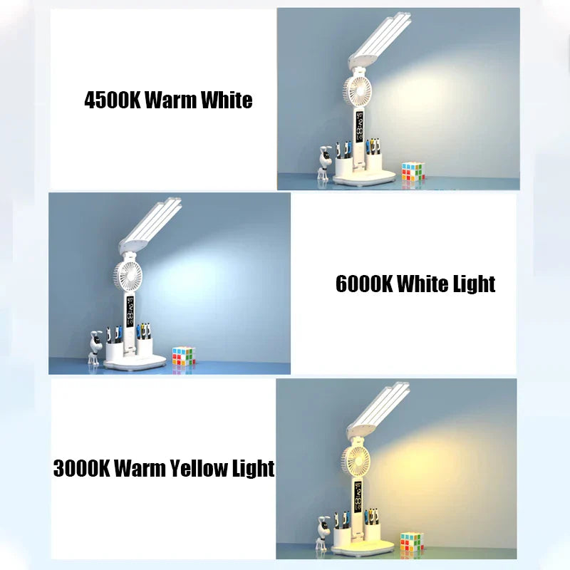 Lisslune | 3in1 Multifunctional Four-Head Smart Table Lamp