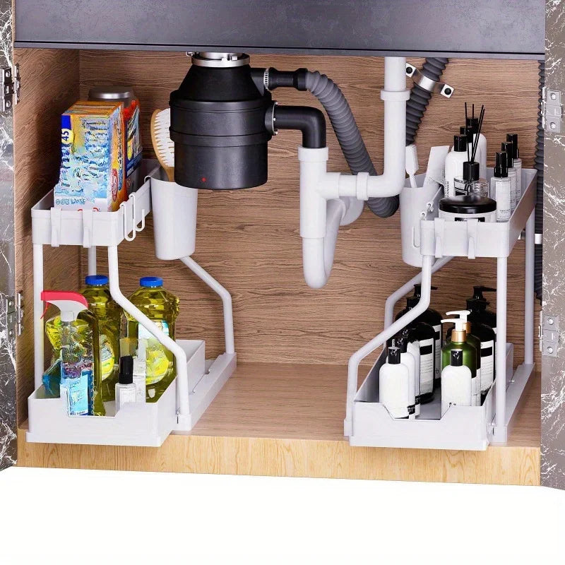 Lisslune | Multilayer Pull-Out Seasoning & Storage Rack – Liora