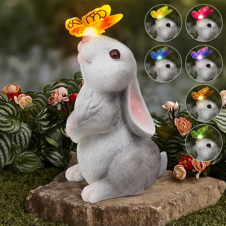 Lisslune | Butterfly and Flower Hare Garden Light