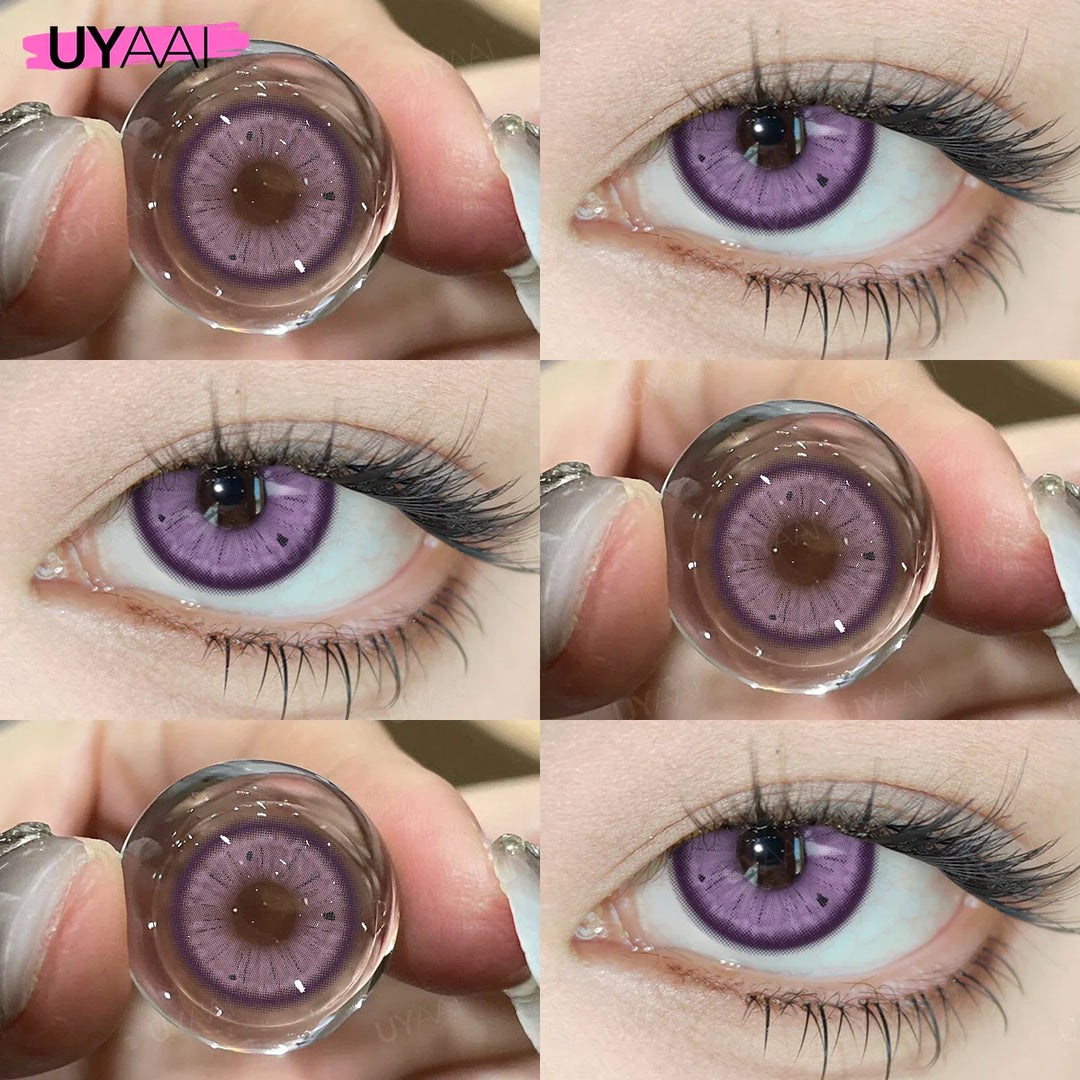 Rynx | Halloween Cosplay Colored Contact Lenses for the Eyes Anime Purple Lenses y2k Eye Lenses Anime Accessories for Hoshino