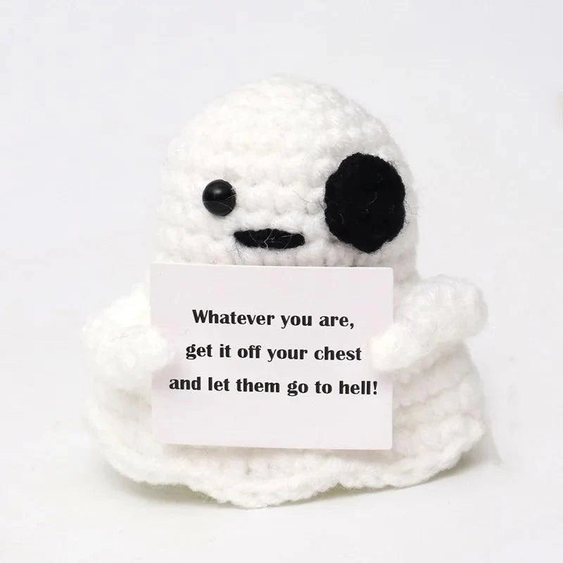 Lisslune | Shady Handcrafted Crochet Duck Ornaments for Emotional Support - Unique Home Decor and Perfect Christmas Gift