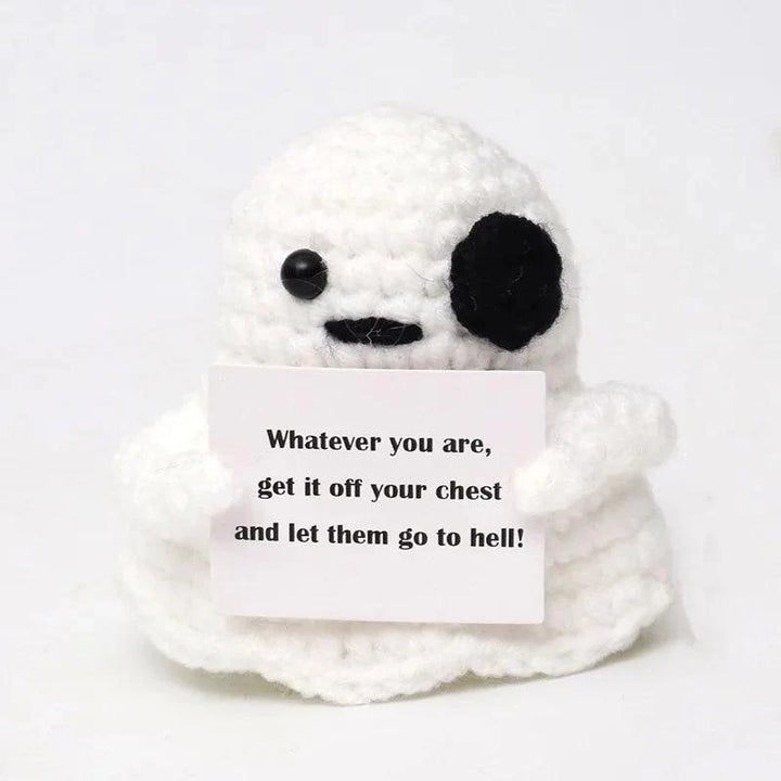 Lisslune | Shady Handcrafted Crochet Duck Ornaments for Emotional Support - Unique Home Decor and Perfect Christmas Gift