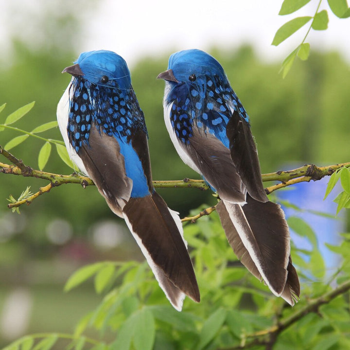Lisslune | Lifelike feathered birds for outdoor decoration