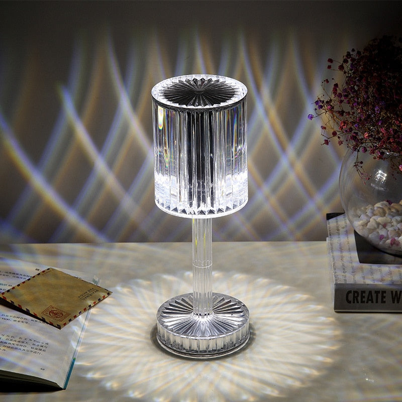Lisslune | Diamond Glow Acrylic Touch Table Night Lamp