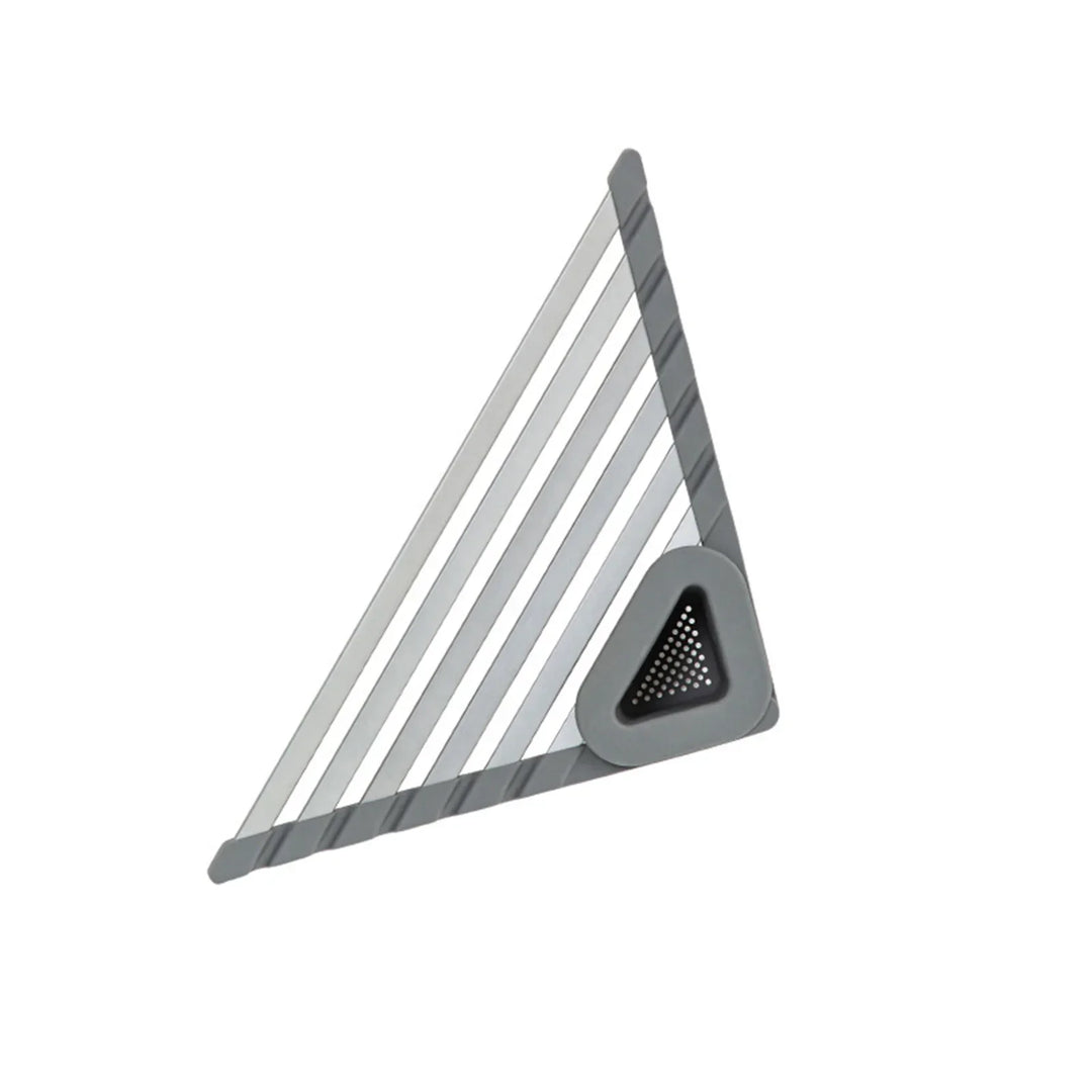 Lisslune | Sink Mounted Triangle Drainage Rack Kitchen Storage Shelf