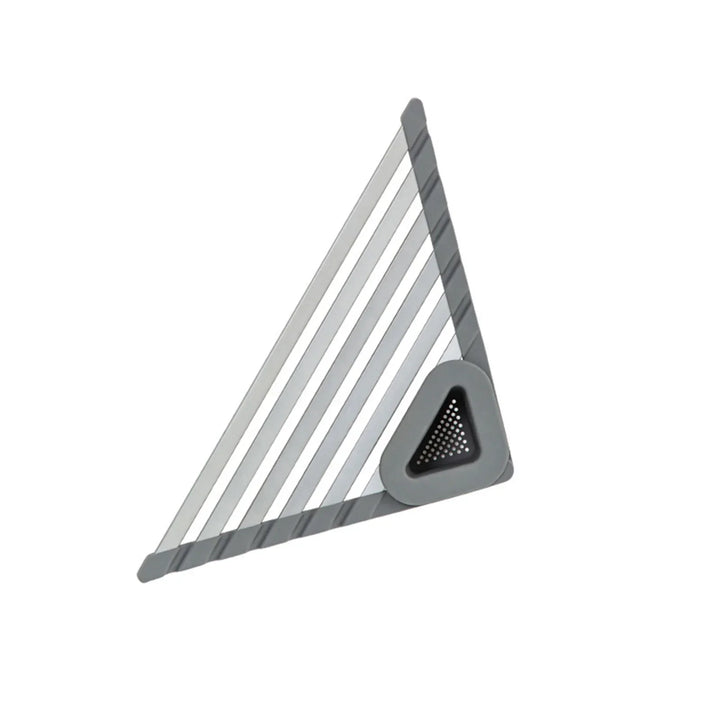 Lisslune | Sink Mounted Triangle Drainage Rack Kitchen Storage Shelf