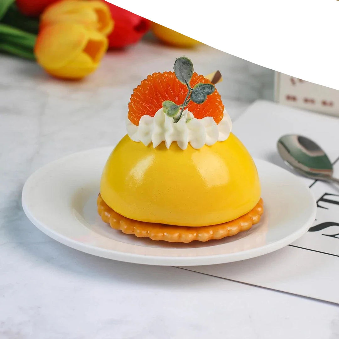 Lisslune | Realistic Artificial Sea Salt Room Cake Model - Ideal for Events, Home Decor, and Restaurant Displays
