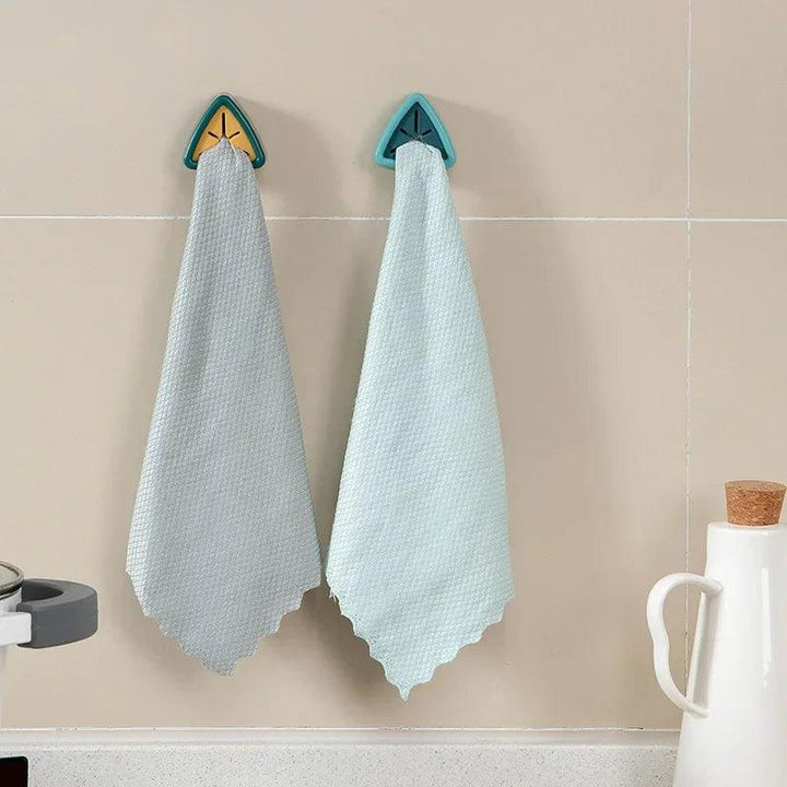 Lisslune | Wall-mounted towel organizer with washcloth storage - Effortless home solution for tidy spaces
