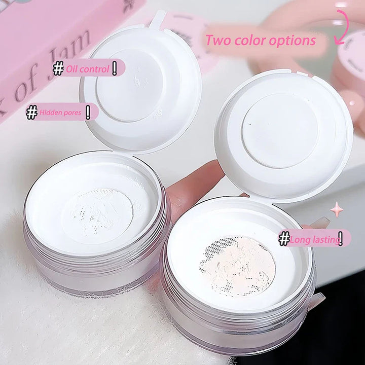 Rynx | Air Setting Loose Powder Transparent White Makeup Matte Long Lasting Oil Control High Coverage Face Concealer Powder Korean Cosmetics