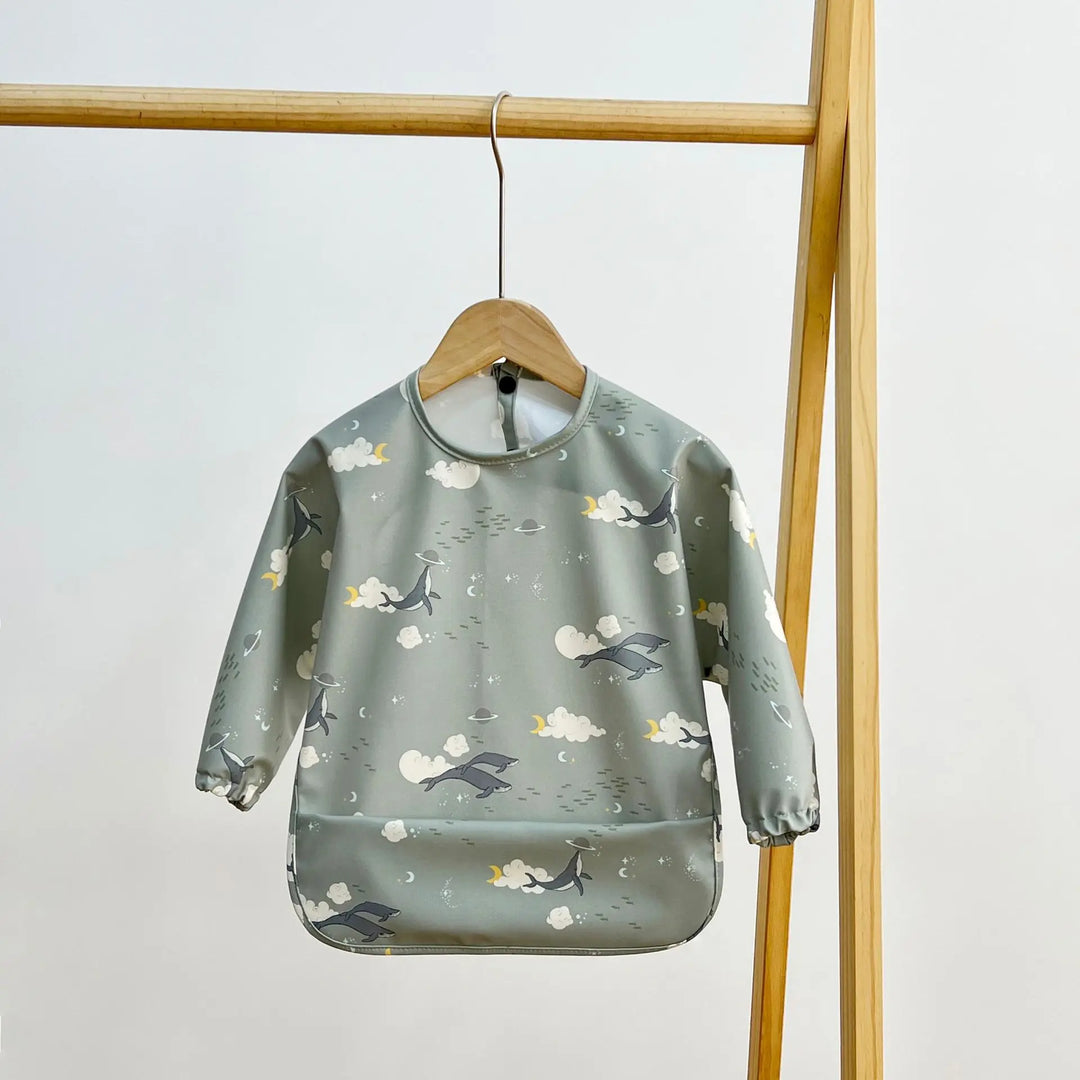 Lisslune | Long-sleeve waterproof art apron for children