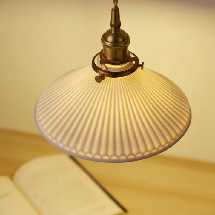 Lisslune | Nordic Ceramic Ceiling Light in Japanese Style