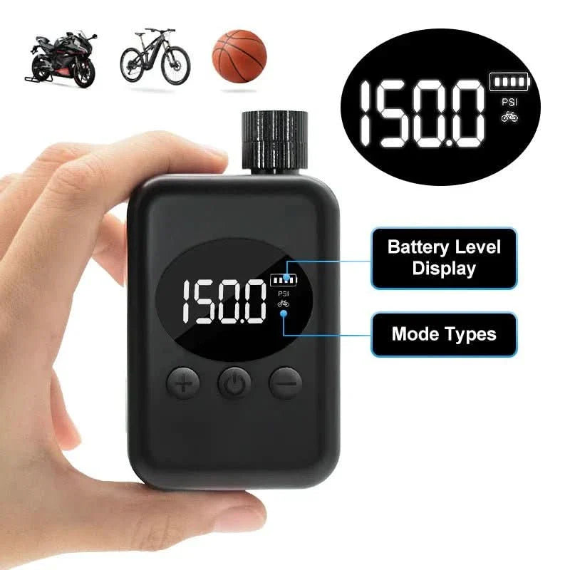 Lisslune | Portable Mini Bike Pump with 150psi for MTB & Outdoor