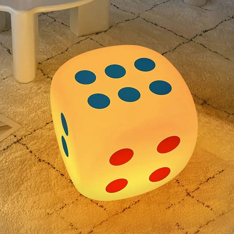 Lisslune | Huge Dice Bedside Atmosphere Floor Table Lamp