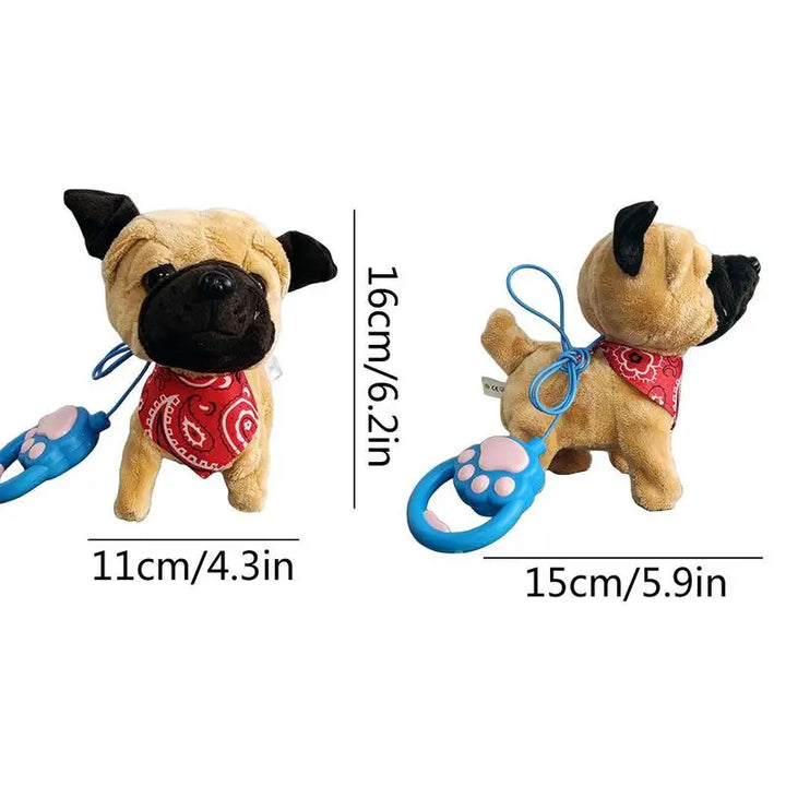 Lisslune | Interdraft Plush Puppy Toy – Electronic Pet with Remote Control & Leash – Walking & Barking Dog for Kids