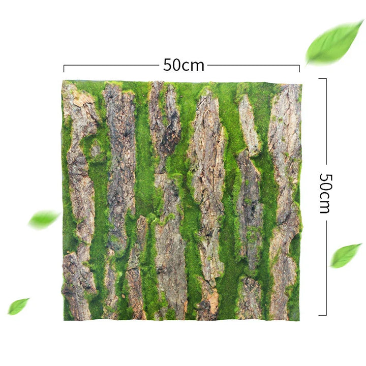 Lisslune | DIY Wall Decoration Green Plant Bark