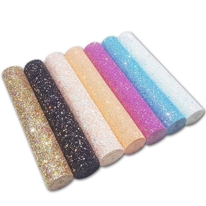 Lisslune | Glamorous Gold Synthetic Leather Craft Roll - Essential for Creative Projects