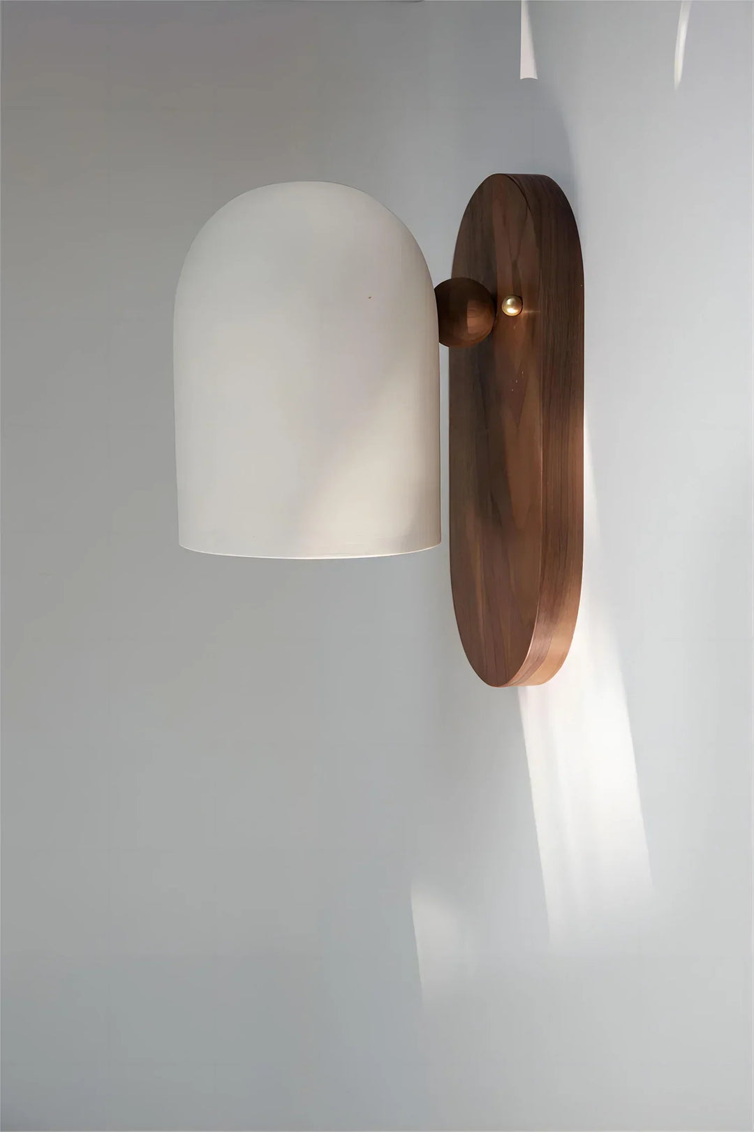Lisslune | TimberSoul – Wabi-Sabi Walnut Wall Lamp for Natural Ambience