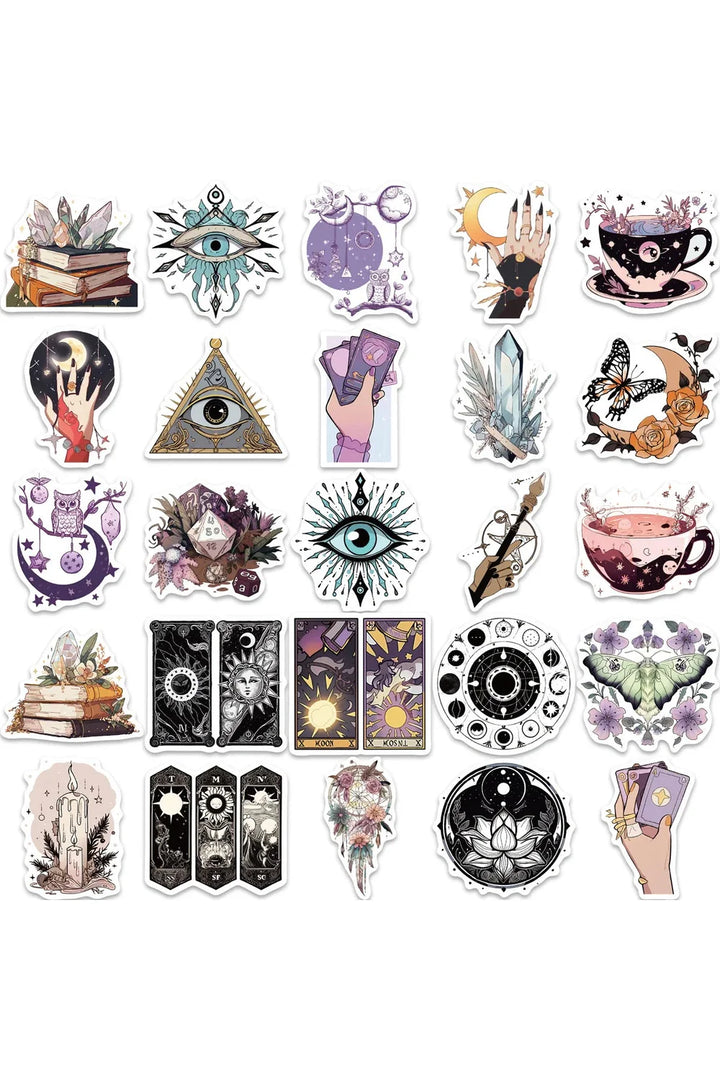 Lisslune | Witch Crystal Tarot Sticker