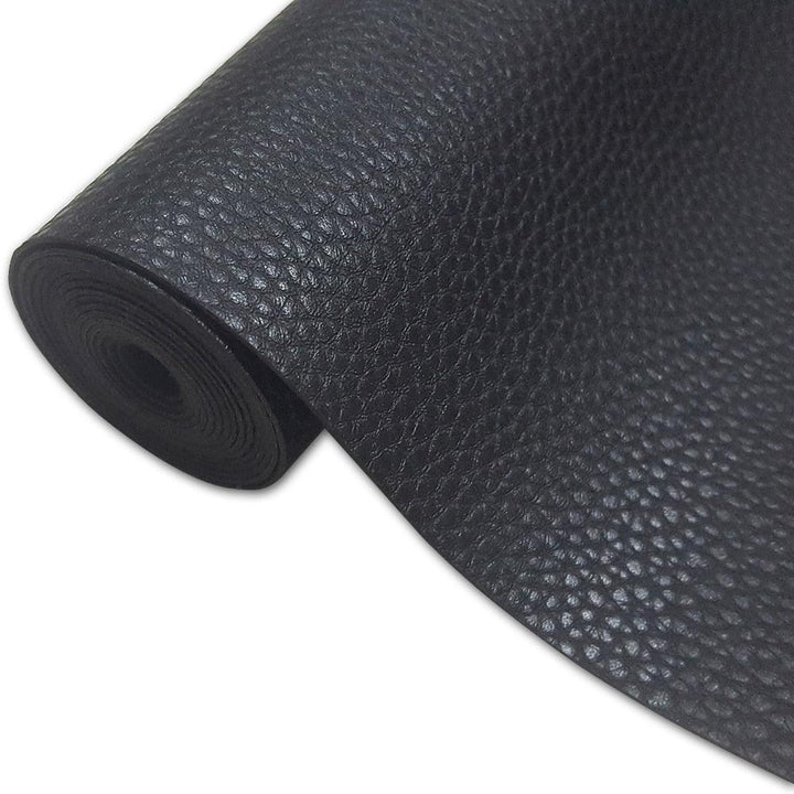 Lisslune | Sparkling Black Synthetic Leather Craft Roll: Unleash Your Artistic Potential