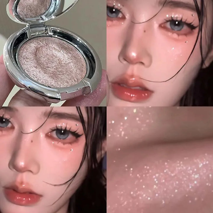 Lisslune | Light Shadow Highlighter Mashed Potato Diamond Shining High Gloss Paste Pearlescent Fine Flash Aufhellende Konturierungshighlights