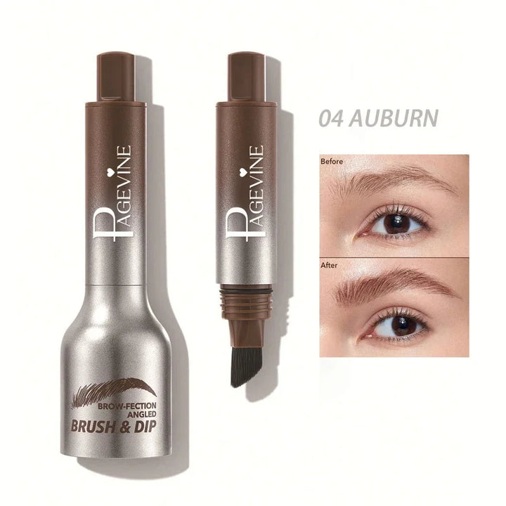 Rynx | 3D Color Pencil Eyebrow Microblading Anti-Smudge Waterproof Long-Lasting Black Brown Brush Natural Wild Eyebrow Enhancer Cream