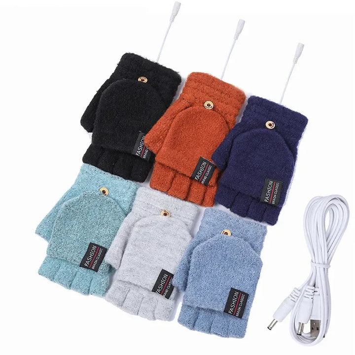 Lisslune | USB rechargeable warm wave heated gloves