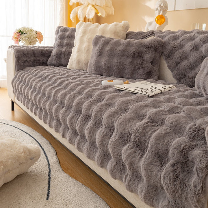 Lisslune | Snuggly Comfy Plush Sofa Cover