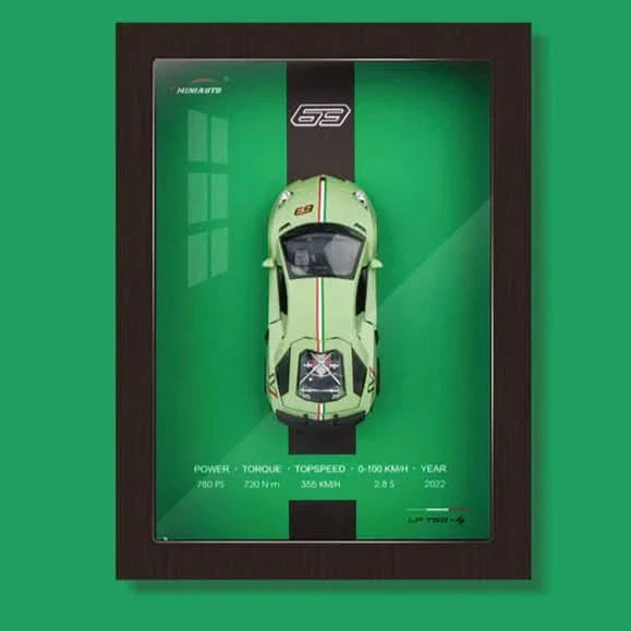 Lisslune | Framed 3D Car Model Decorative Artwork
