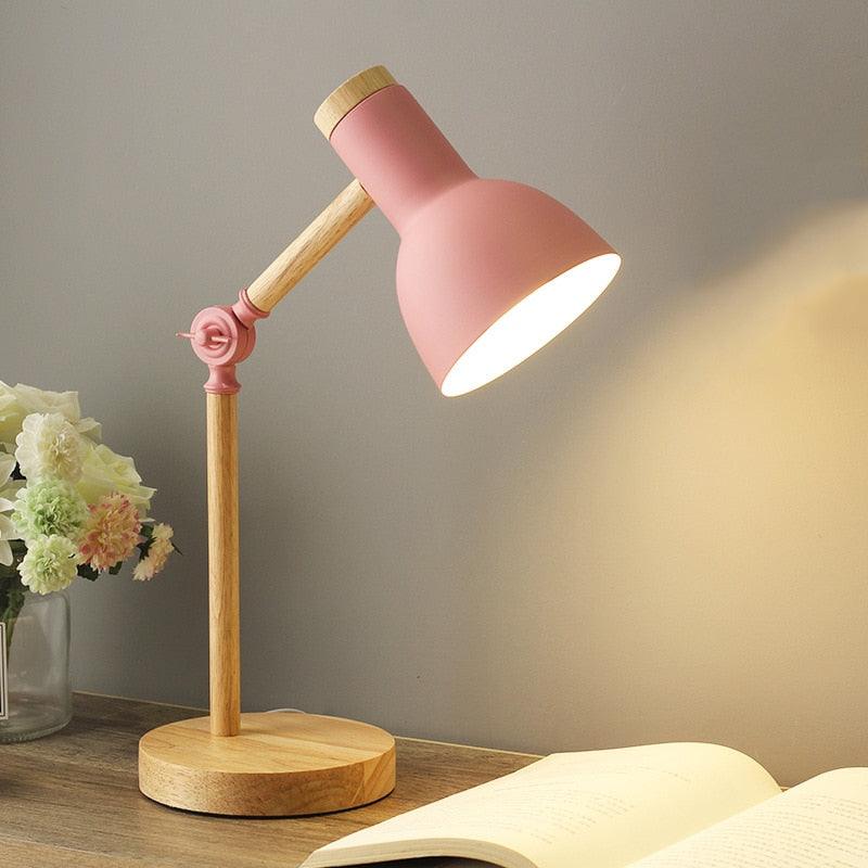 Lisslune | Nordic Desk Lamp Made of Wood