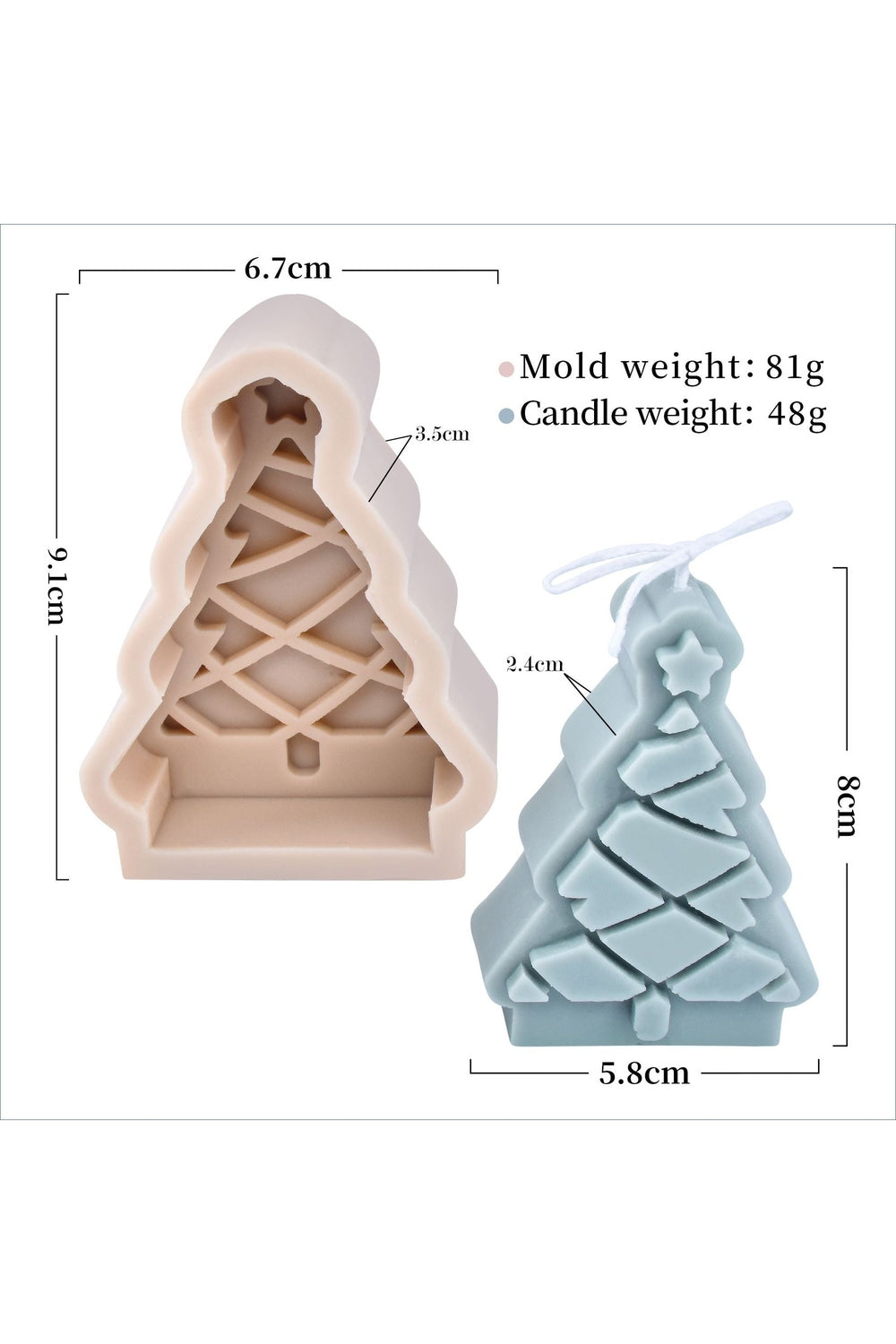 Lisslune | Candle shape