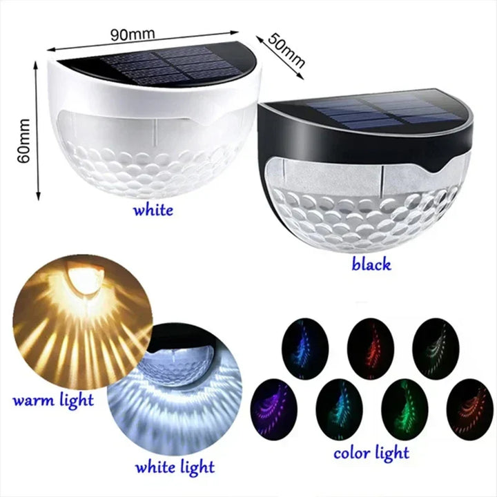 Lisslune | Outdoor Waterproof Solar LED Patio Wall Lamp