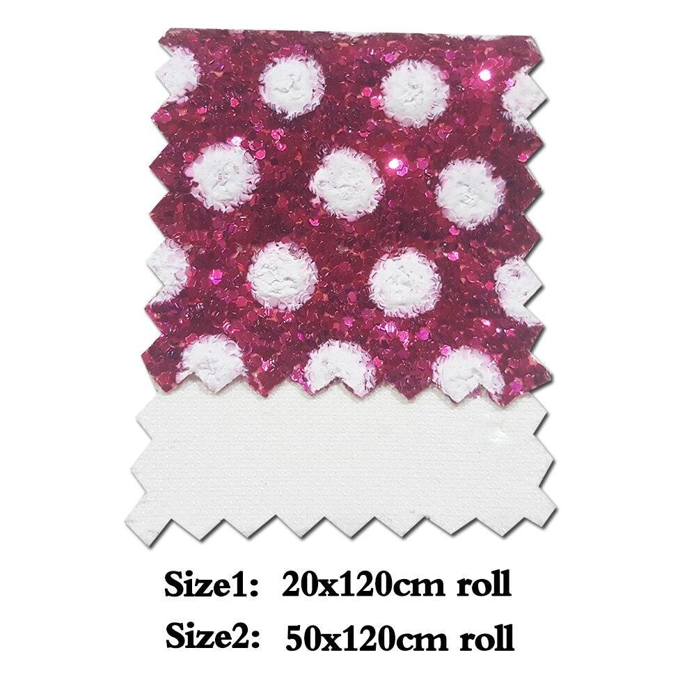 Lisslune | Sparkling Dreams: Chunky Dot Vinyl Fabric Roll for Creative Crafters