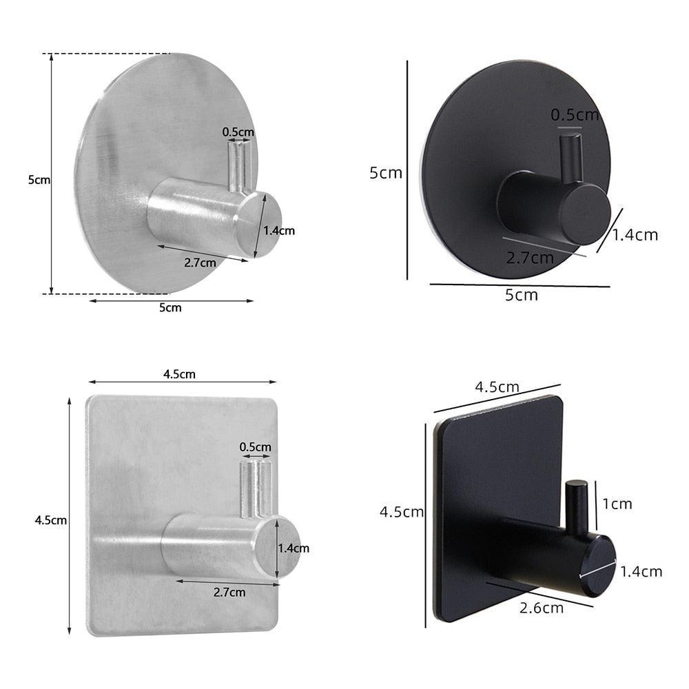 Lisslune | Modern Stainless Steel Towel Rack Set: Quick Installation, Stylish Versatility