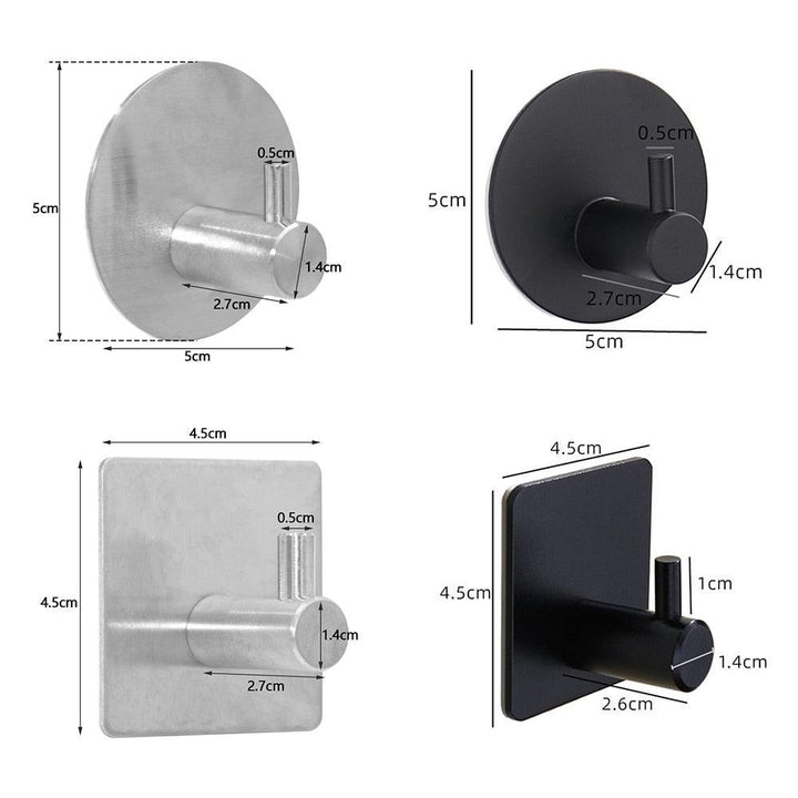 Lisslune | Modern Stainless Steel Towel Rack Set: Quick Installation, Stylish Versatility