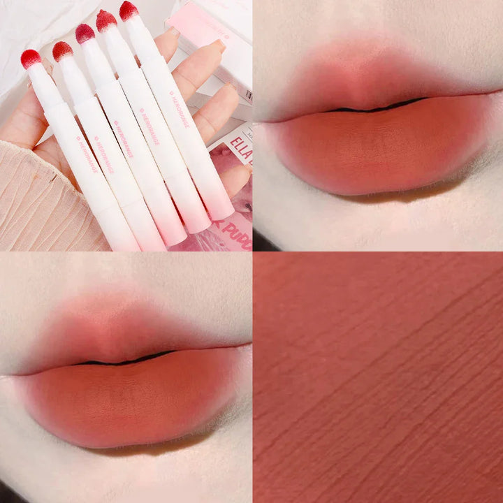 Rynx | Soft Velvet Lip Gloss Nude Matte Liquid Lipstick Waterproof Lip Makeup Pigment Long-lasting Face Cheek Lip Gloss Korean Cosmetics