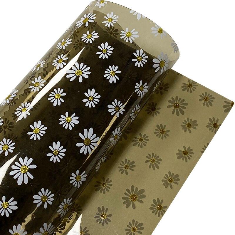 Lisslune | Floral Elegance PVC Craft Film for Creative Home Decor and DIY Projects